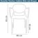 Cadeira Empilhavel Com Braco Inmetro Slick Im In Area Externa Interna Polipropileno UV -2-